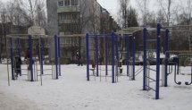 Площадка для воркаута в городе Солнечногорск №2660 Маленькая Современная фото