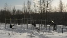 Площадка для воркаута в городе Москва №4459 Средняя Современная фото