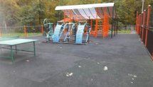 Площадка для воркаута в городе Власиха №5778 Маленькая Современная фото