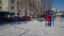 Площадка для воркаута в городе Тюмень №6277 Маленькая Современная фото