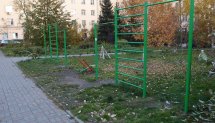 Площадка для воркаута в городе Новосибирск №7758 Маленькая Современная фото
