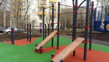 Площадка для воркаута в городе Москва №8396 Маленькая Хомуты фото