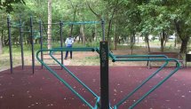 Площадка для воркаута в городе Москва №9820 Маленькая Хомуты фото