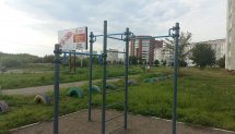 Площадка для воркаута в городе Зеленогорск (Красноярский край) №10090 Средняя Современная фото