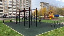 Площадка для воркаута в городе Москва №10288 Средняя Современная фото