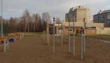Площадка для воркаута в городе Казань №10331 Средняя Современная фото