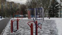 Площадка для воркаута в городе Москва №10511 Средняя Современная фото