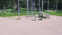 Площадка для воркаута в городе Санкт-Петербург №10816 Маленькая Современная фото