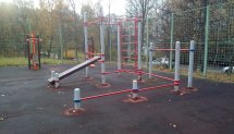 Площадка для воркаута в городе Москва №11060 Большая Современная фото