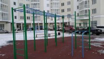 Площадка для воркаута в городе Красноярск №11287 Маленькая Современная фото