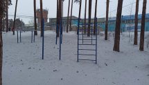 Площадка для воркаута в городе Березовский №11315 Маленькая Советская фото