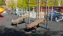 Площадка для воркаута в городе Москва №11785 Маленькая Хомуты фото