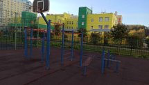 Площадка для воркаута в городе Новосибирск №12082 Средняя Современная фото