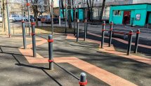Площадка для воркаута в городе Москва №12341 Средняя Современная фото