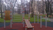 Площадка для воркаута в городе Москва №1967 Маленькая Хомуты фото