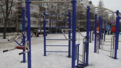 Площадка для воркаута в городе Солнечногорск №2660 Маленькая Современная фото