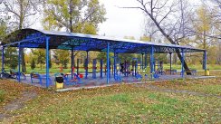 Площадка для воркаута в городе Красноярск №2492 Средняя Современная фото