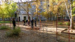 Площадка для воркаута в городе Барнаул №1876 Большая Советская фото