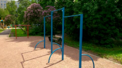 Площадка для воркаута в городе Санкт-Петербург №2993 Средняя Современная фото