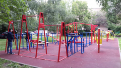 Площадка для воркаута в городе Москва №3068 Средняя Современная фото