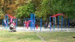 Площадка для воркаута в городе Запорожье №1779 Средняя Современная фото