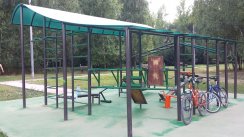 Площадка для воркаута в городе Москва №2372 Средняя Современная фото