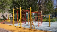 Площадка для воркаута в городе Санкт-Петербург №6006 Средняя Современная фото