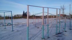 Площадка для воркаута в городе Борзя №6013 Маленькая Современная фото