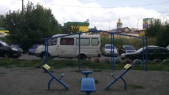 Площадка для воркаута в городе Киев №6088 Средняя Современная фото