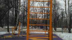 Площадка для воркаута в городе Москва №6283 Маленькая Современная фото