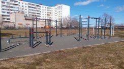 Площадка для воркаута в городе Можайск №2965 Большая Легендарная фото