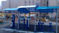 Площадка для воркаута в городе Владимир №6433 Маленькая Современная фото