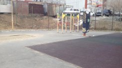 Площадка для воркаута в городе Владивосток №6505 Маленькая Современная фото