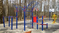 Площадка для воркаута в городе Красногорск №6515 Маленькая Современная фото
