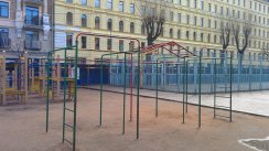 Площадка для воркаута в городе Санкт-Петербург №6549 Средняя Современная фото