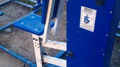 Площадка для воркаута в городе Владимир №6573 Маленькая Современная фото