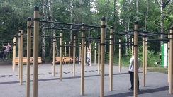 Площадка для воркаута в городе Москва №797 Средняя Хомуты фото