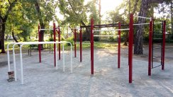 Площадка для воркаута в городе Новосибирск №6793 Средняя Современная фото