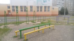 Площадка для воркаута в городе Жлобин №6820 Средняя Советская фото