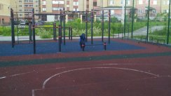 Площадка для воркаута в городе Сергиев Посад №6839 Средняя Хомуты фото