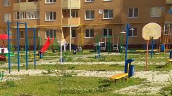 Площадка для воркаута в городе Тула №6987 Средняя Современная фото