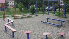 Площадка для воркаута в городе Ставрополь №7082 Средняя Современная фото