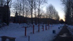 Площадка для воркаута в городе Екатеринбург №7153 Маленькая Современная фото