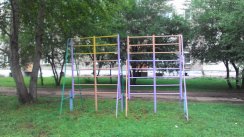 Площадка для воркаута в городе Биробиджан №7159 Маленькая Советская фото