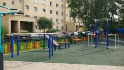 Площадка для воркаута в городе Красногорск №7227 Средняя Современная фото