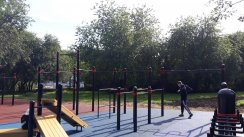 Площадка для воркаута в городе Екатеринбург №7245 Большая Хомуты фото