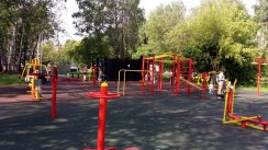 Площадка для воркаута в городе Химки №7266 Средняя Современная фото