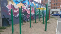 Площадка для воркаута в городе Чита №7304 Средняя Современная фото