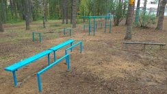 Площадка для воркаута в городе Дубна №7335 Маленькая Современная фото