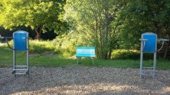 Площадка для воркаута в городе Франкфурт №7337 Средняя Современная фото